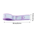 Fitness Resistance Band Exercise Latin Dance Elastic Stretch Belt With Number Exercise Pull Strap Sports Yoga Resistance Band Oasis Select Lavender