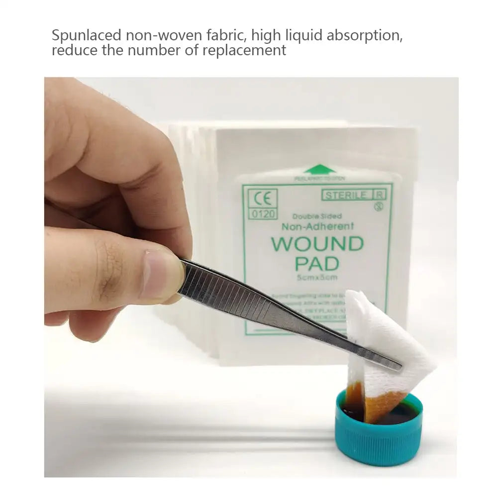 50/100Pcs Sterile Non-woven Gauze Pad Wound Care Supplies Gauze Pad Cotton First Aid Waterproof Wound Dressing First Aid Kits Oasis Select