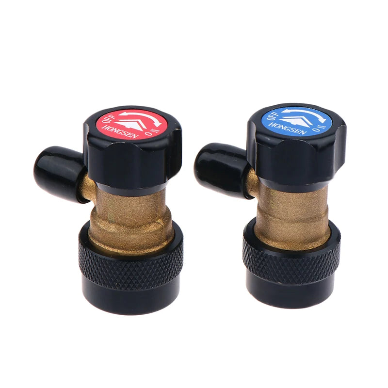 R134A Fluorinated Quick Connector Adapter Auto AC High/Low Refrigerantion Converter Accessories Oasis Select