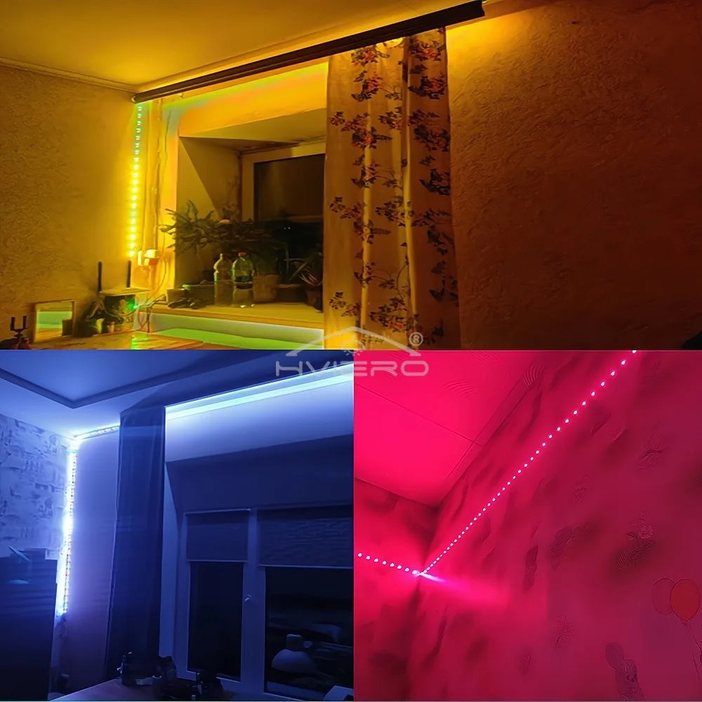RF 17-Key RGB LED Strip Controller DC 5–24V Wireless Dimmer