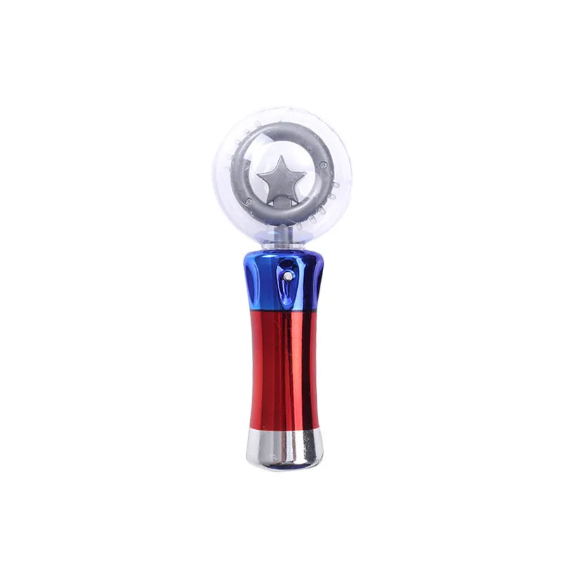7.8 Inch Flashing LED Wand Classroom Prizes Light Up Magic Ball Toy Wand Thrilling Spinning Light Show for Boys & Girls for Kids Oasis Select As Shown