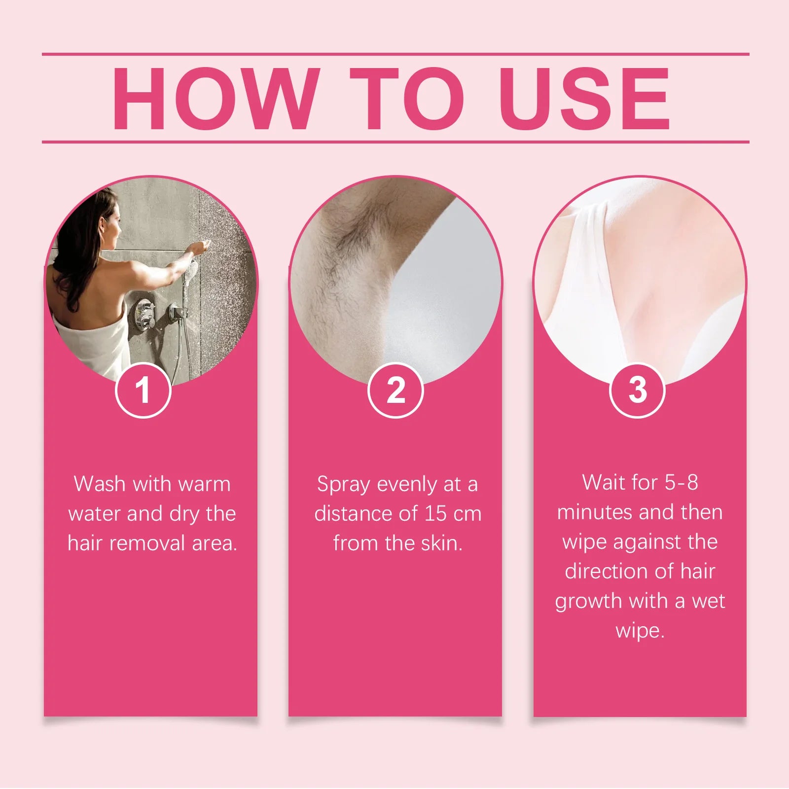 Body Hair Removal Spray – Gentle, Non-Irritating Formula Hair Removal Spray Oasis Select