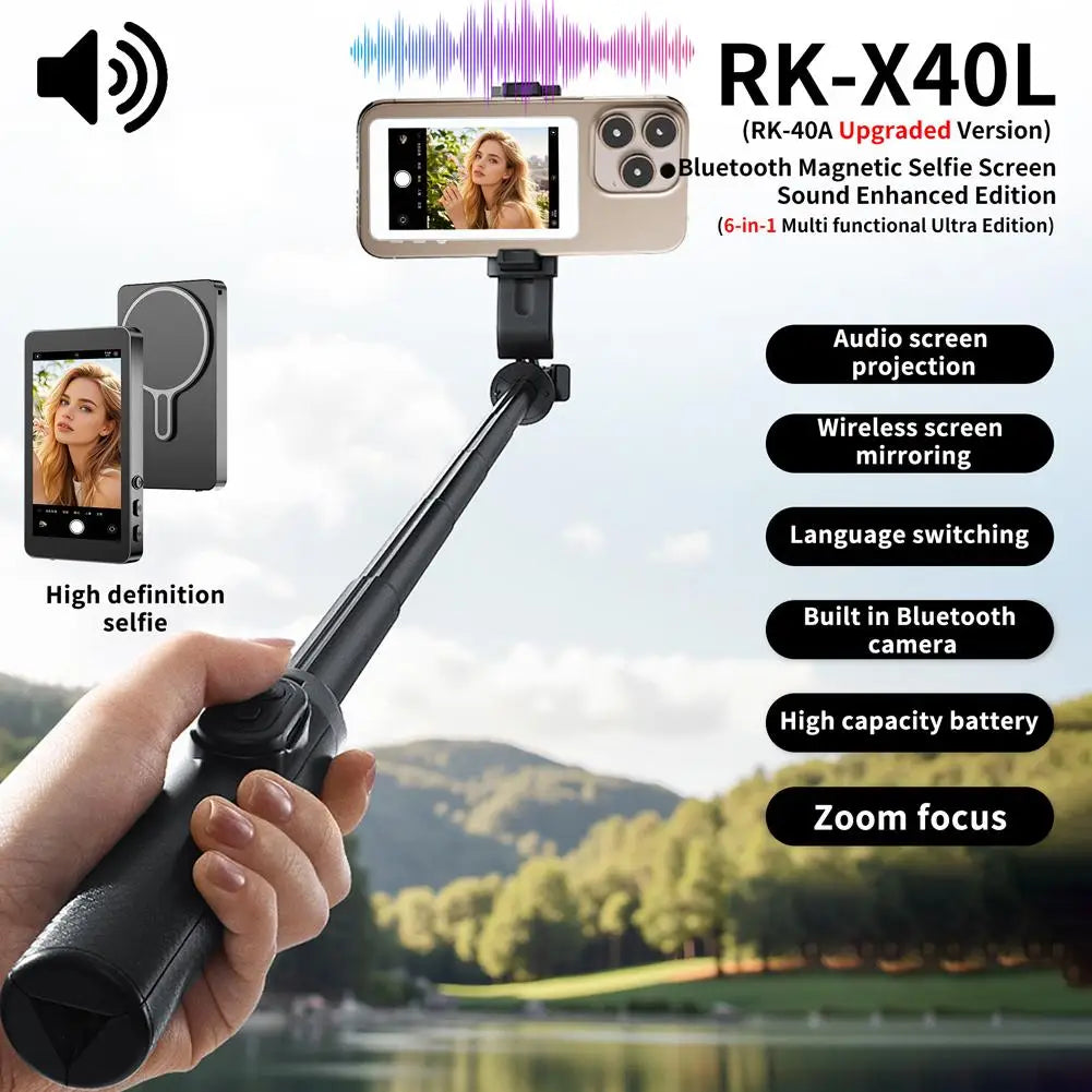 Wireless Rear Camera Monitor 3.94" – Vlog, Selfie & Live Stream
