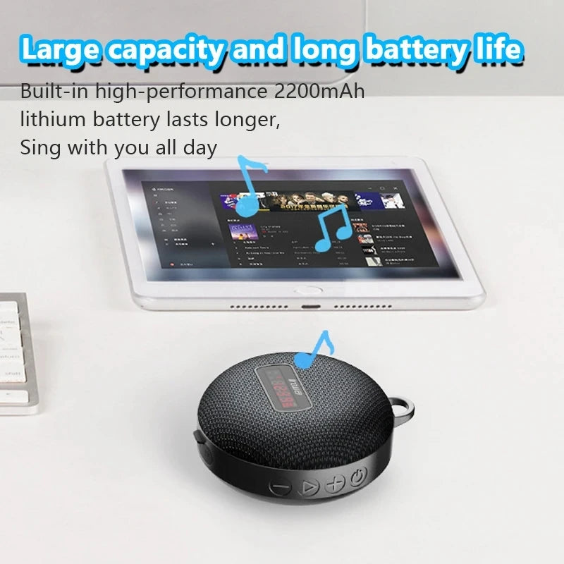 AyeBeau Portable Bluetooth Bike Speaker – IP67 Waterproof 8W