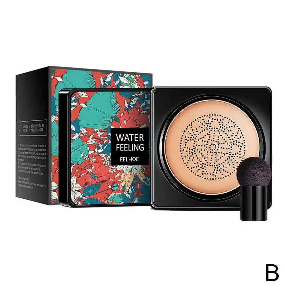 BB CC Cream Face Foundation Concealer Cushion Mushroom Base Waterproof Brighten Makeup Brightening Tone Cosmetics Make up Oasis Select B Natural Color
