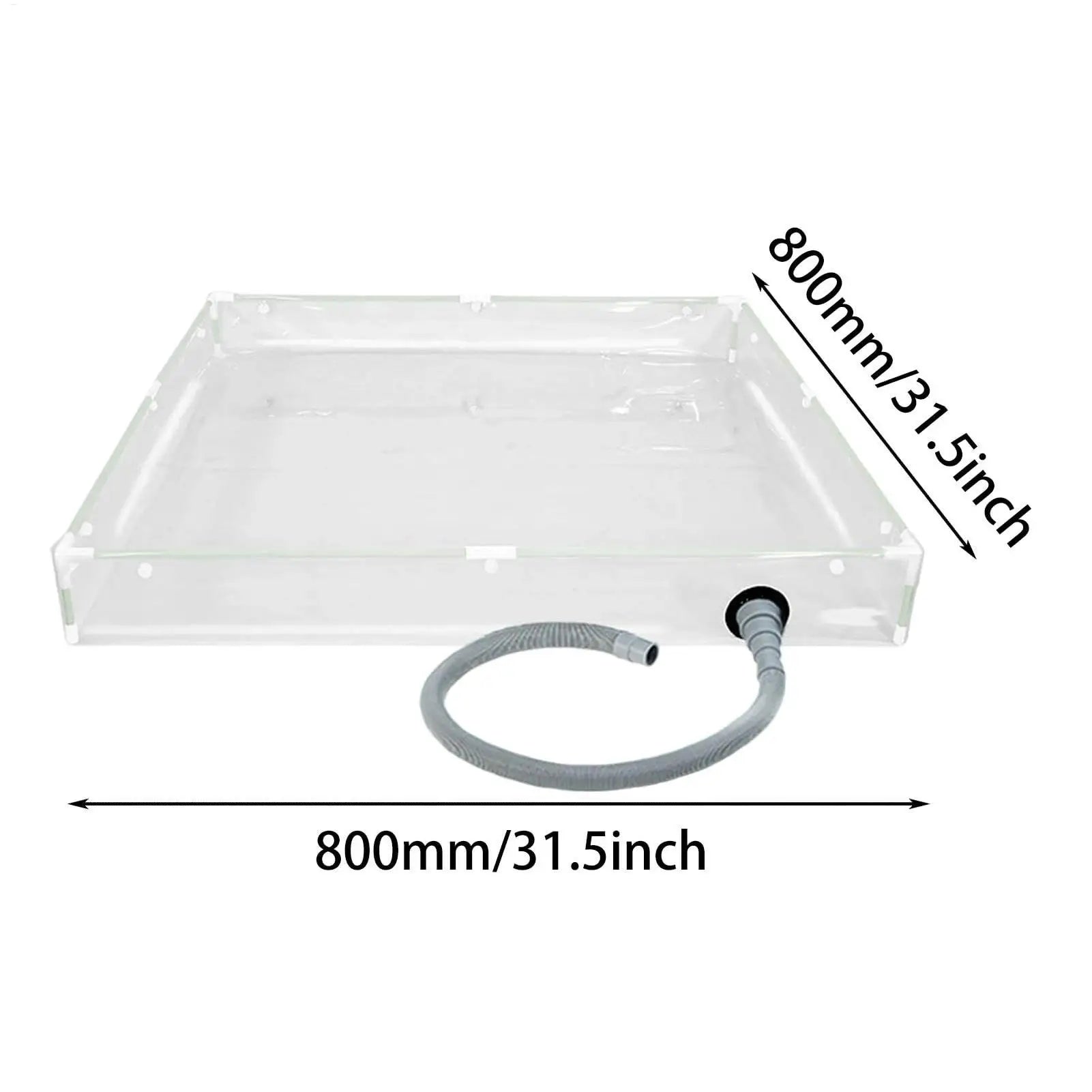 Shower Basin Pan Compact Non-Slip Bathing Tray Outdoor Shower Tub for Outdoor Indoor RV Motorhome Trailer Tent Camping Hiking Oasis Select