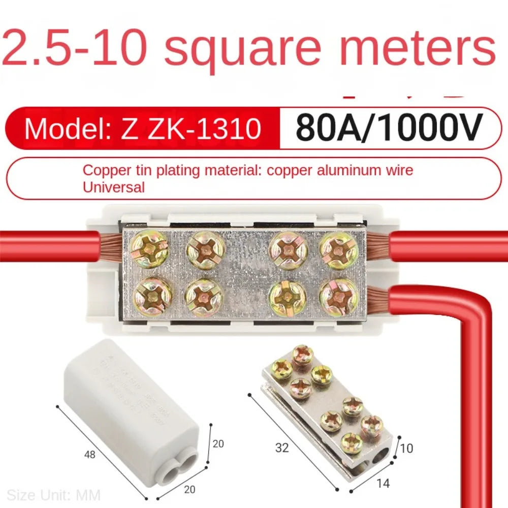 High Power Splitter Quick Wire Connector Terminal Block Electrical Cable Junction Box ZK-316/506/516/1310/1316 Connectors Useful Oasis Select