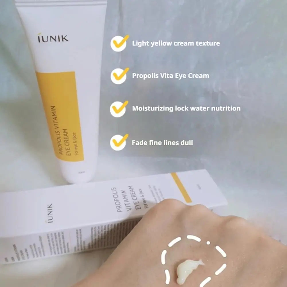 IUINK Korean Skin Care Propolis Vitamin Eye Cream PH5.5 Centella Mild Cleansing Foam Moisturizing Elasticity Wrinkle Skin Care Oasis Select