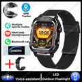 Men's GPS Smart Watch LED Flashlight Sport Tracker Waterproof