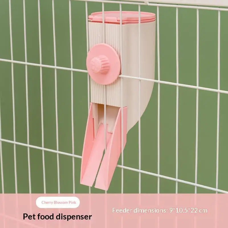 New Pet Chinchilla Hanging Feeding Waterer Easy Install Pigeon Rabbit Small Animal Automatic Feeding Water Bowl Pet Products Oasis Select B