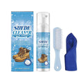 Suede Cleaner Kit No-wash Dry Cleaning Foam Univeral Decontamination for Suede Sheepskin Matte Shoes Leather Sneakers Care 100ml Oasis Select odorless