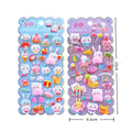 1Pcs Cartoon Animals Soft Puffy Butt 3D Stickers DIY Scrapbooking Journal Phone Case Decoration Sticker School Office Supplies Oasis Select A