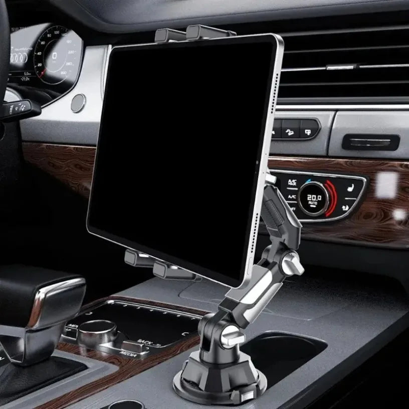 Universal Tablet Cup Holder Mount for Car or Truck Heavy Duty 360° Rotation Adjustable Arm Tablet Stand Cradle Cup Phone Holder Oasis Select