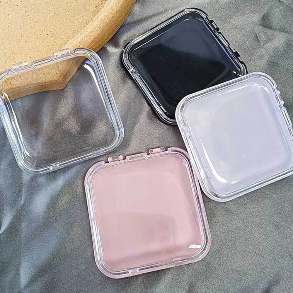 False Nail Case Plastic Storage Box for Fake nails Transparent Pink Nail Art Display Stand Fake Nails Organizer Packing Box Oasis Select
