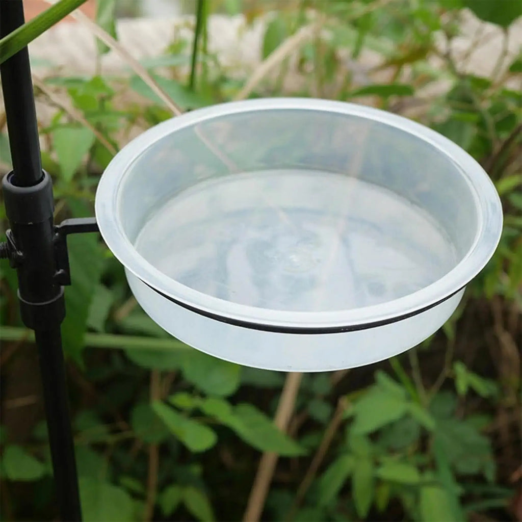 Round Treat Bowl Bird Feeder Tray Bird Feeding Tray Replacement for Sparrow Finch Lovebird Garden Park Courtyard Terrace Outdoor Oasis Select