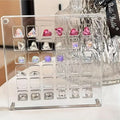 Clear Acrylic Magnetic Display Case 36-Grid Transparent Organizer for Seashells Starfish Jewelry Trinkets Jewelry Making Display Oasis Select 1pc