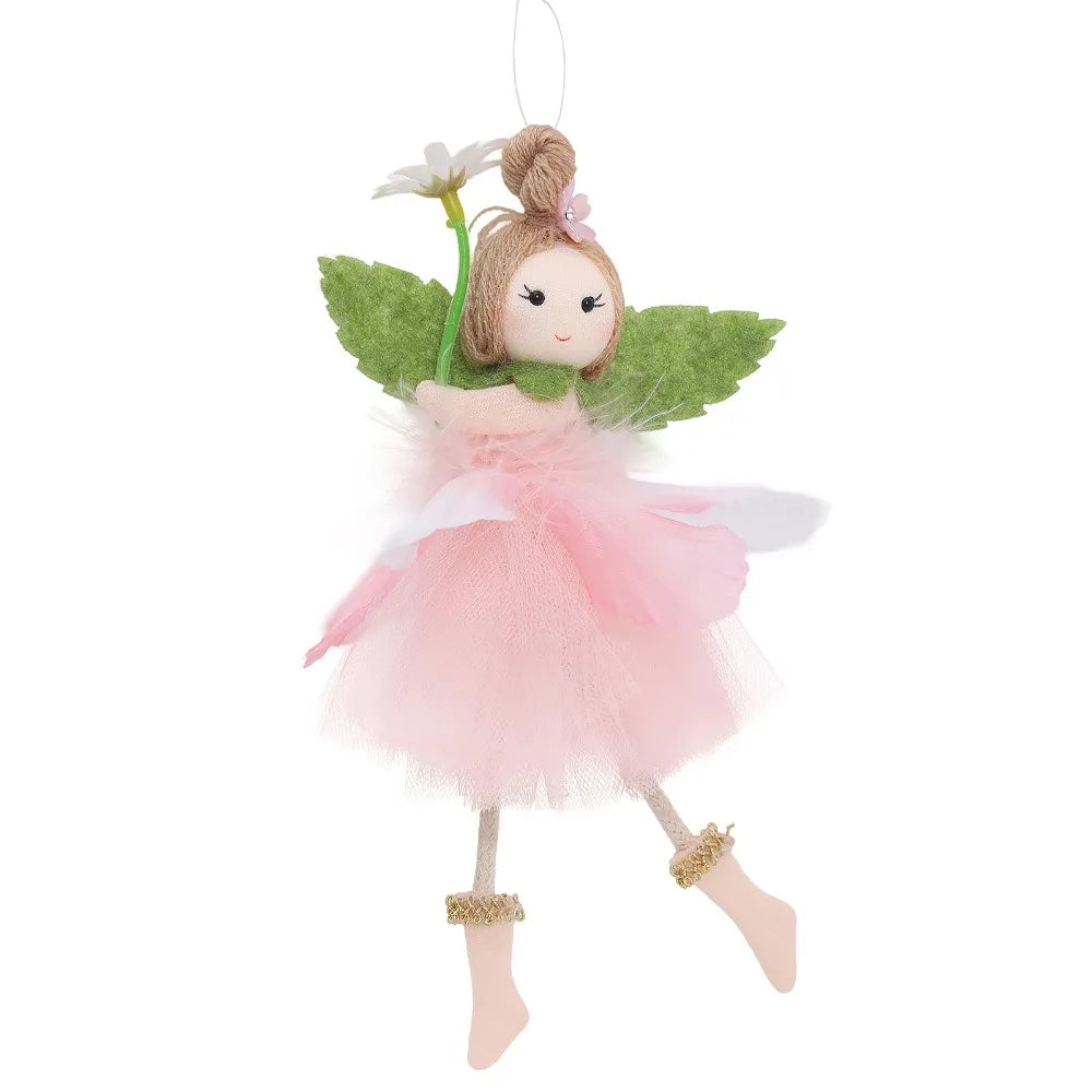 Flower Fairy Ornament Pendant – Handmade Spring Easter Decor
