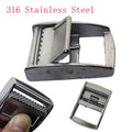 316 SS Belt Buckle Ratchet Tie Down Strap Cam or Webbing Cargo Lashing Lash Luggage Bag Belt Metal Buckle Oasis Select for 38MM belt