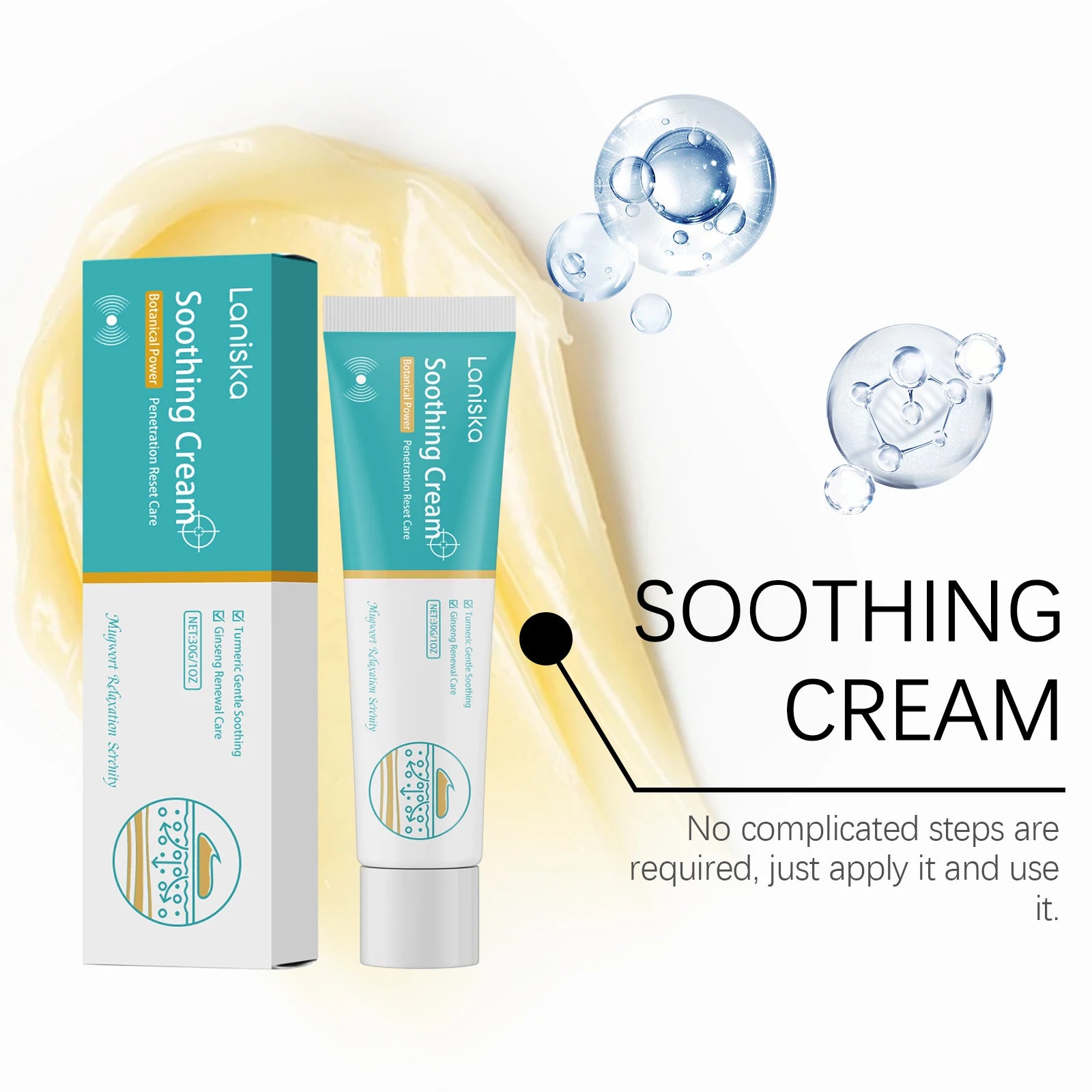 Laniska Neck & Shoulder Massage Cream | Natural Plant Extracts Massage Cream Oasis Select