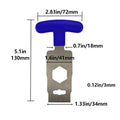 Pool Drain Plug Removal Tool Directional Grip Portable Wrench Tool to Remove Pool Plugs for Spa Swimming Backflow Disassembly Oasis Select Blue 1PC