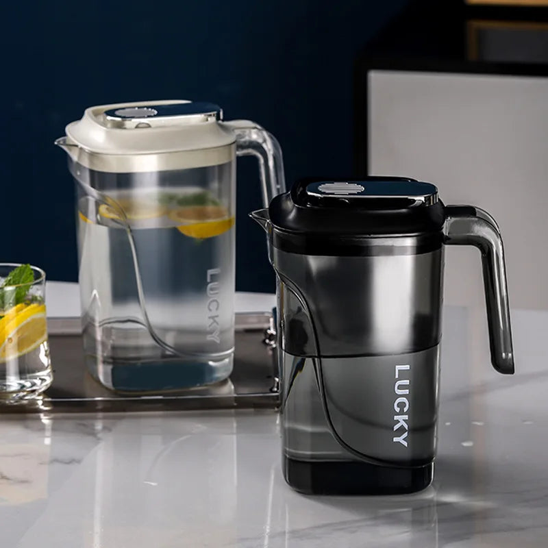 2200ML Water Juice JUG Pitcher ABS Transparent Bottle for Storing Fresh Juices and Drinks for Kitchen Fridge Drink Storage Pot Oasis Select
