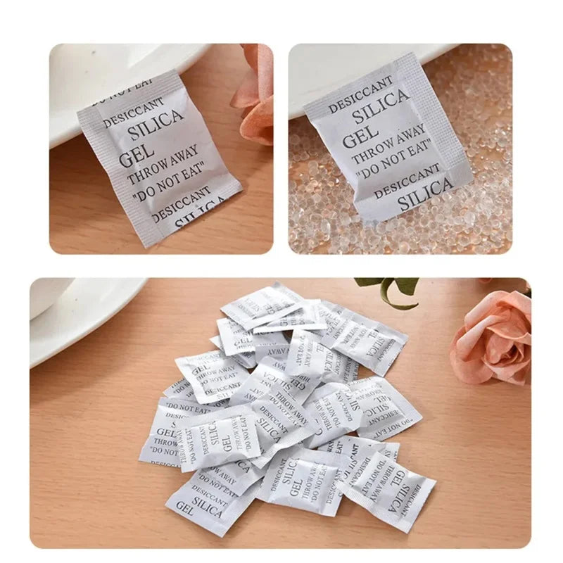 Non-Toxic Silica Gel Desiccant Damp Moisture Dehumidifier For Kitchen Room Living Absorber Bag Clothes Food Storage Oasis Select