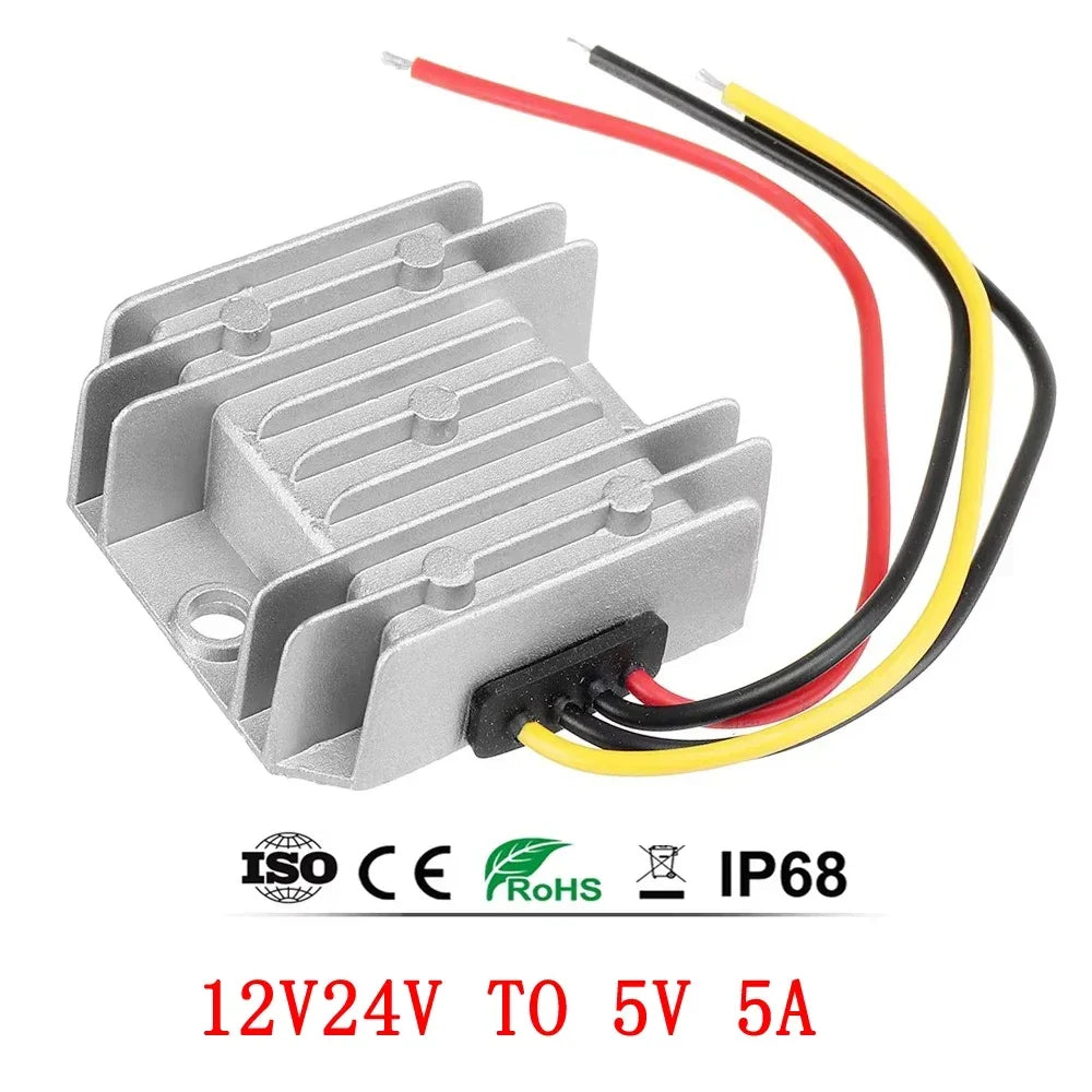 DC 12V 24V to DC 5V 5A Buck Step Down Voltage Power Converter 12V 24V to 5V 5 Amps Switching Power Supply 12V to 5V 24V to 5V Oasis Select