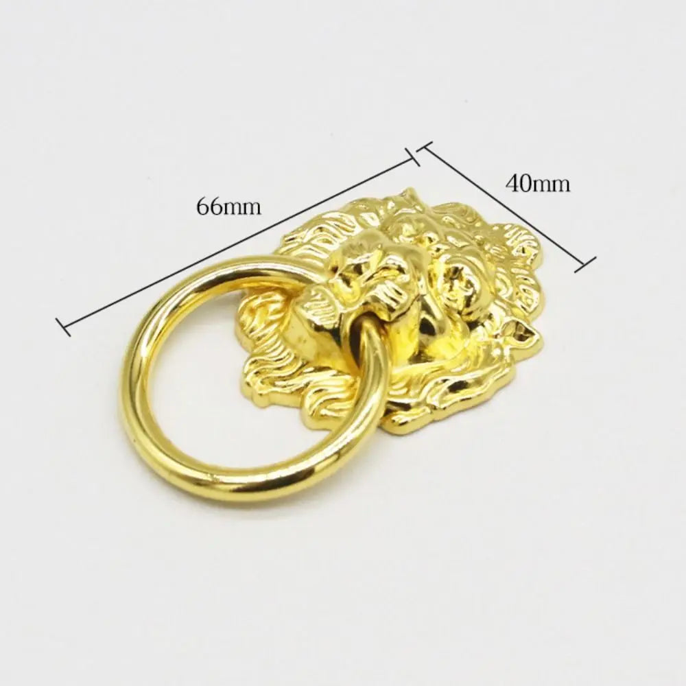 New Antique Lion Head Door Handle Decorative Pull Zinc Alloy Kitchen Cabinet Handles Home Hardware Multifunctional Drawer Knobs Oasis Select S3