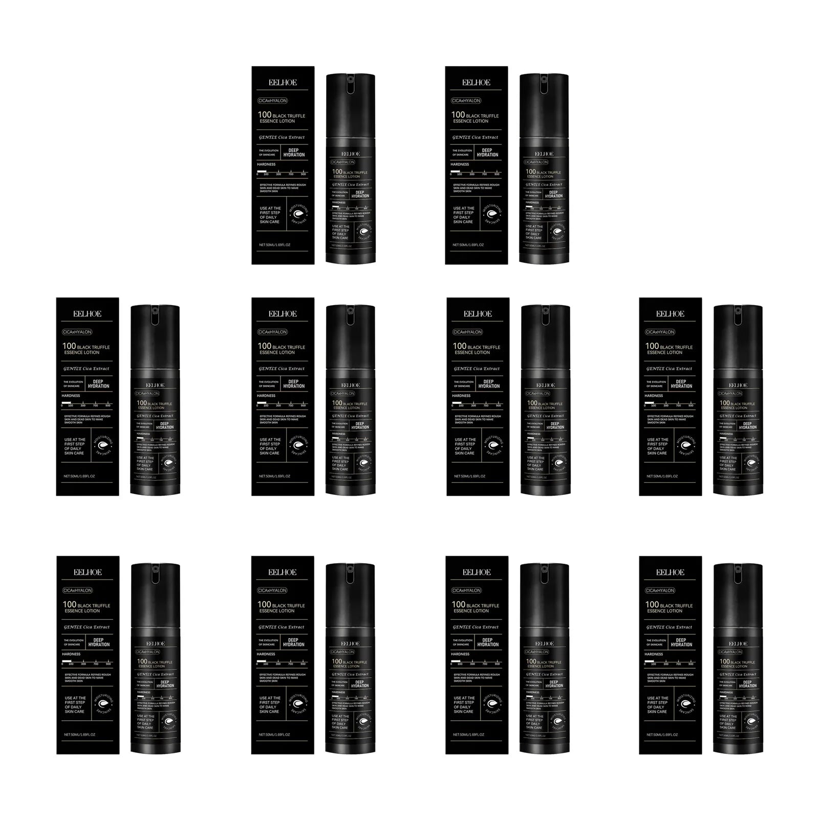 Black Truffle Essence Lotion Firming Smooth Fade Fine Line Shrink Pores Improve Elasticity Brightening Tightening Face Cream Oasis Select 10Pcs