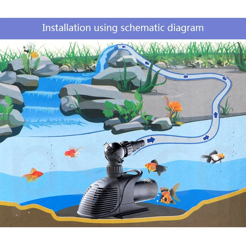 Hailear H10000 H12000 H15000 H18000 H20000 H23000 H25000 Garden Pond Filter Waterfall Circulation Pump .Submersible water pump Oasis Select