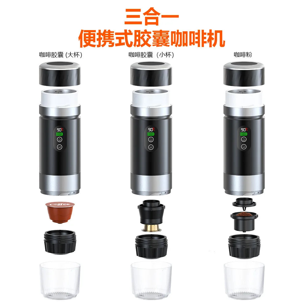 Portable Capsule Coffee Machine | Wireless Battery-Powered Capsule Coffee Maker Oasis Select
