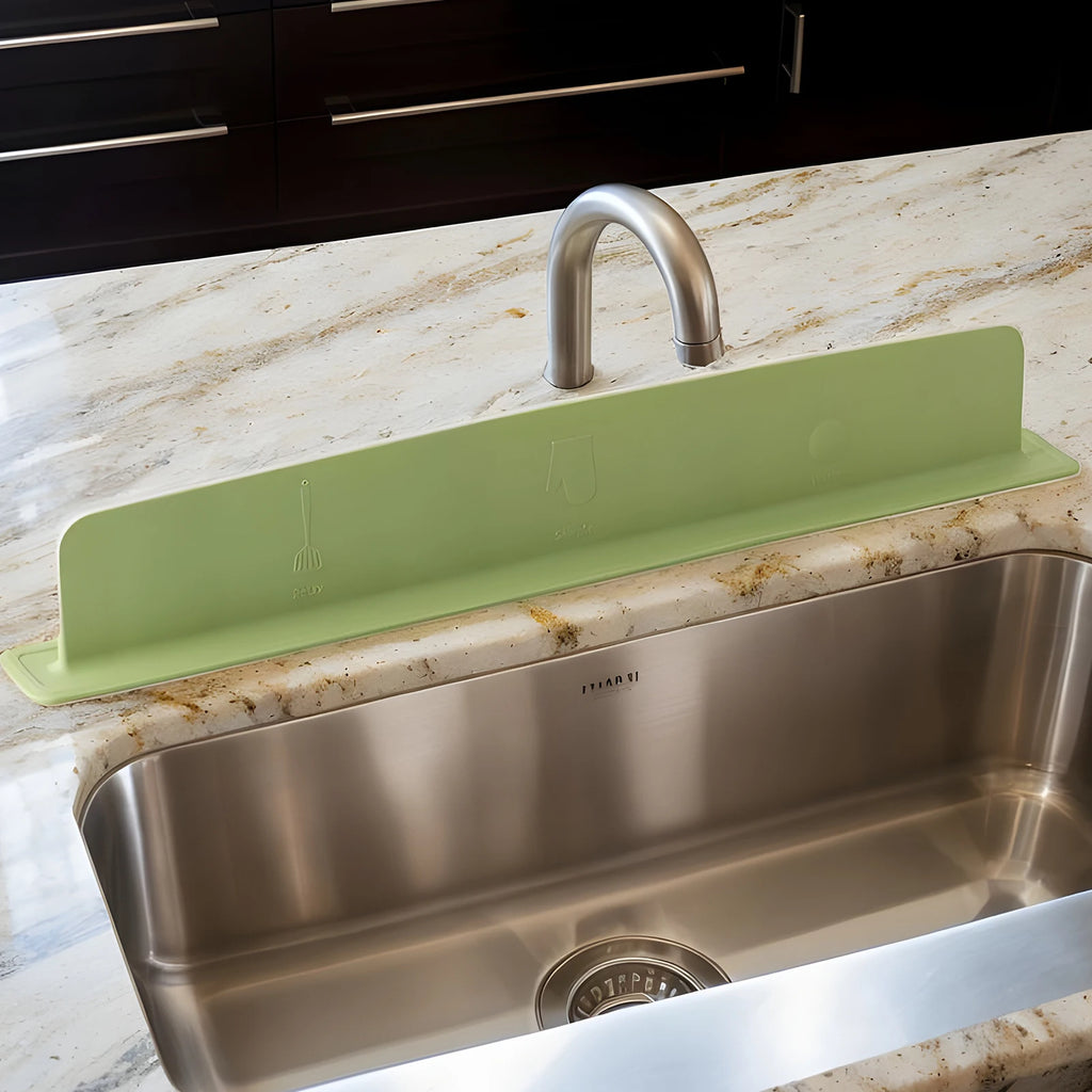 1PC/3PCS Silicone Sink Baffle Splash Guard Protect Cloth From Splashing Water Baffle Splash Protector For Washing Dishes tools Oasis Select