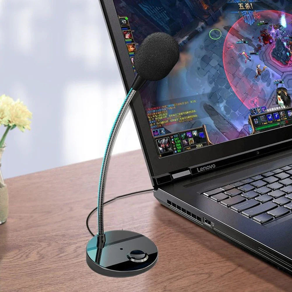 Fanmuran USB & 3.5mm Desktop Condenser Microphone for PC