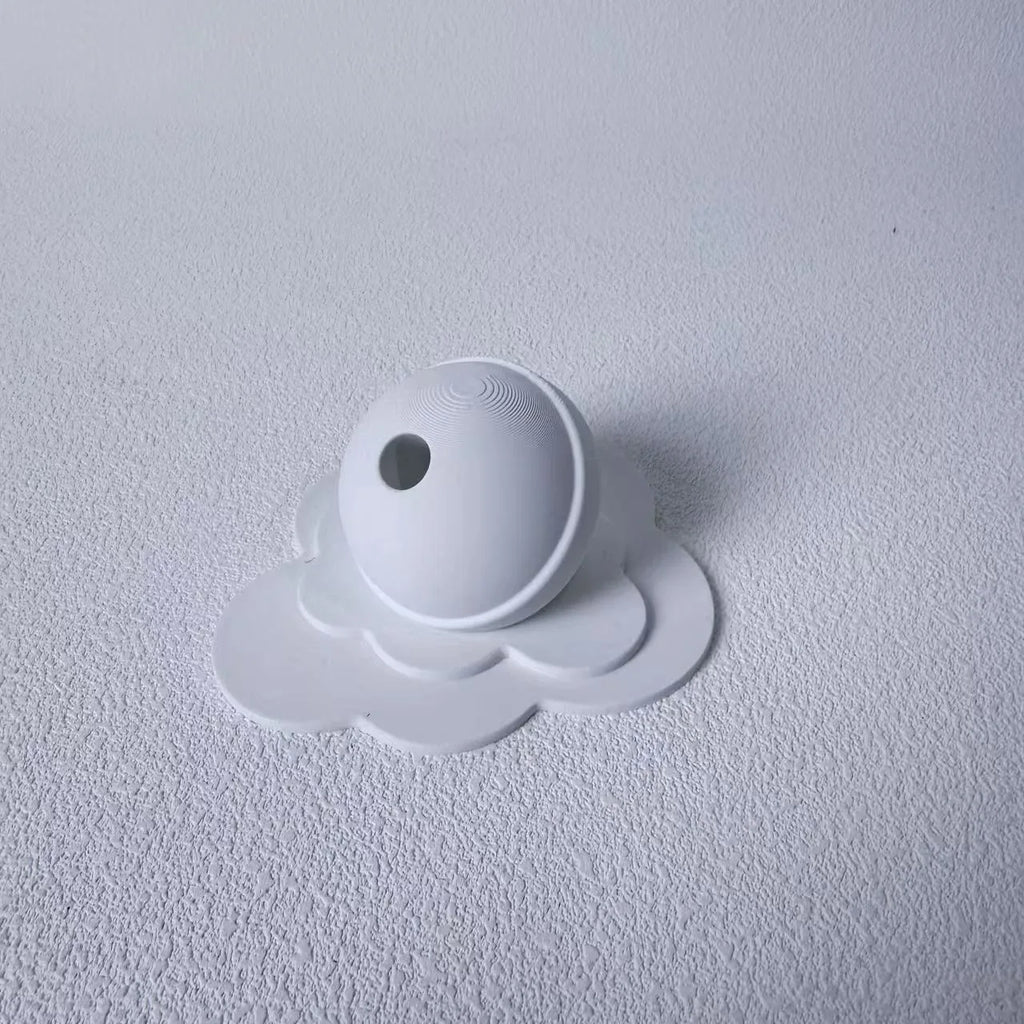 Melting Lollipop Pen Holder 3D Printed Desk Organizers for Styluses Pencils Desk Accessories Creative Pen Cap Desktop Cute Decor Oasis Select White