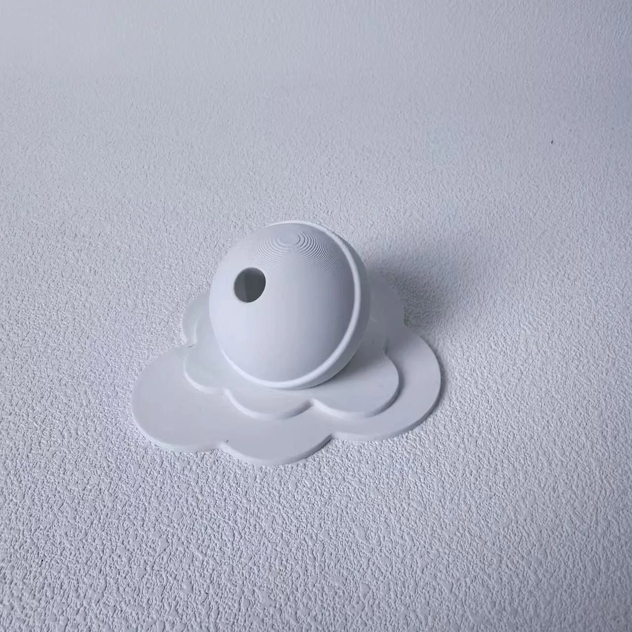 Melting Lollipop Pen Holder 3D Printed Desk Organizers for Styluses Pencils Desk Accessories Creative Pen Cap Desktop Cute Decor Oasis Select White