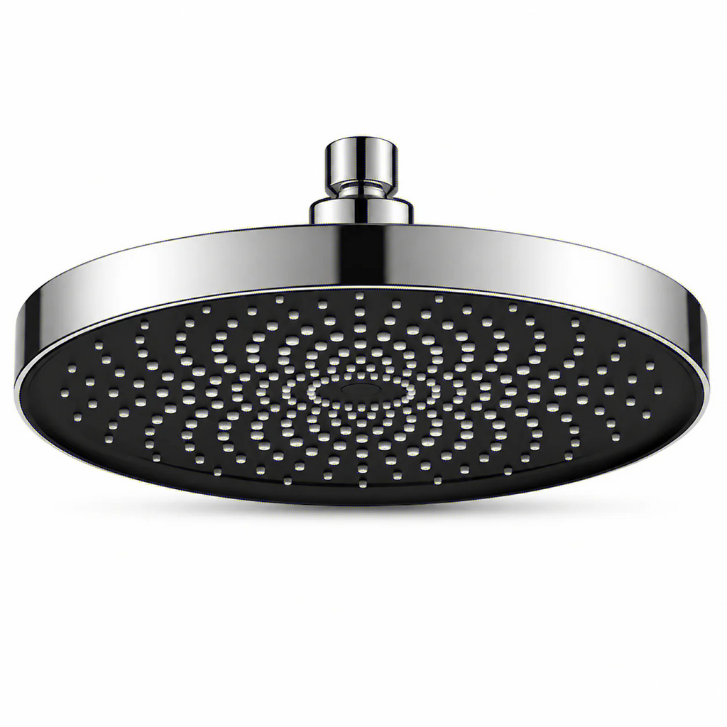 25cm Large Top Shower Head High Flow Pressurized Bathroom Single Sprayer for Home Use Oasis Select