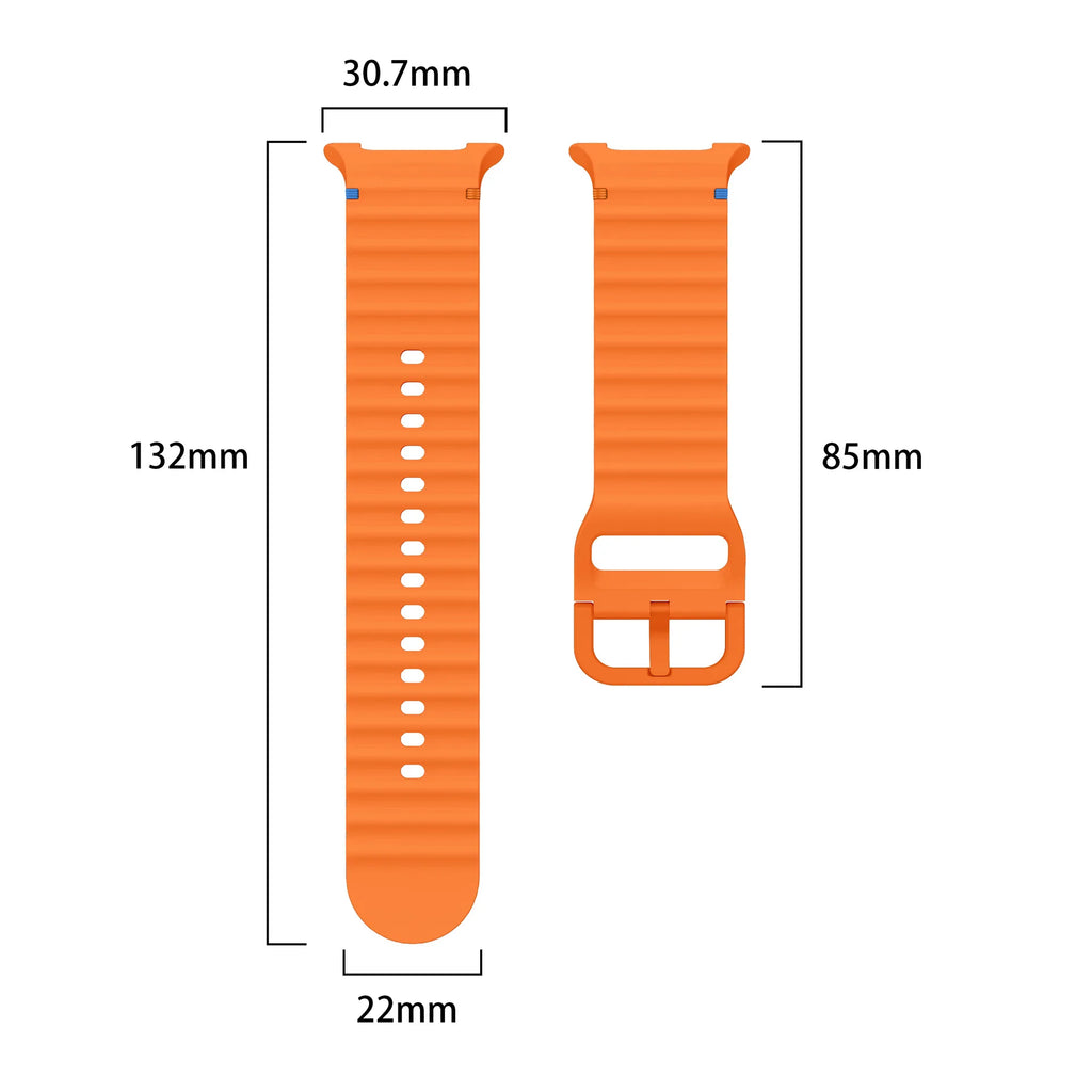 Silicone Band for Samsung Galaxy Watch 8 40mm 44mm Classic 46mm Silicone Watch Band Oasis Select
