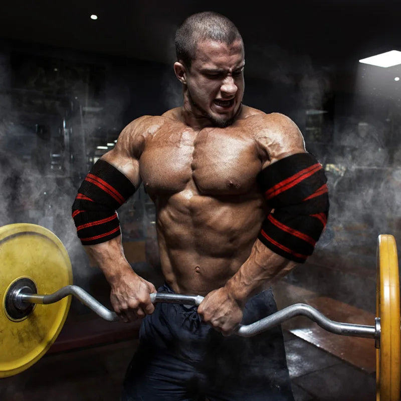 Knee Compression Wraps for Weight Lifting & Squat Training Knee Compression Wraps Oasis Select