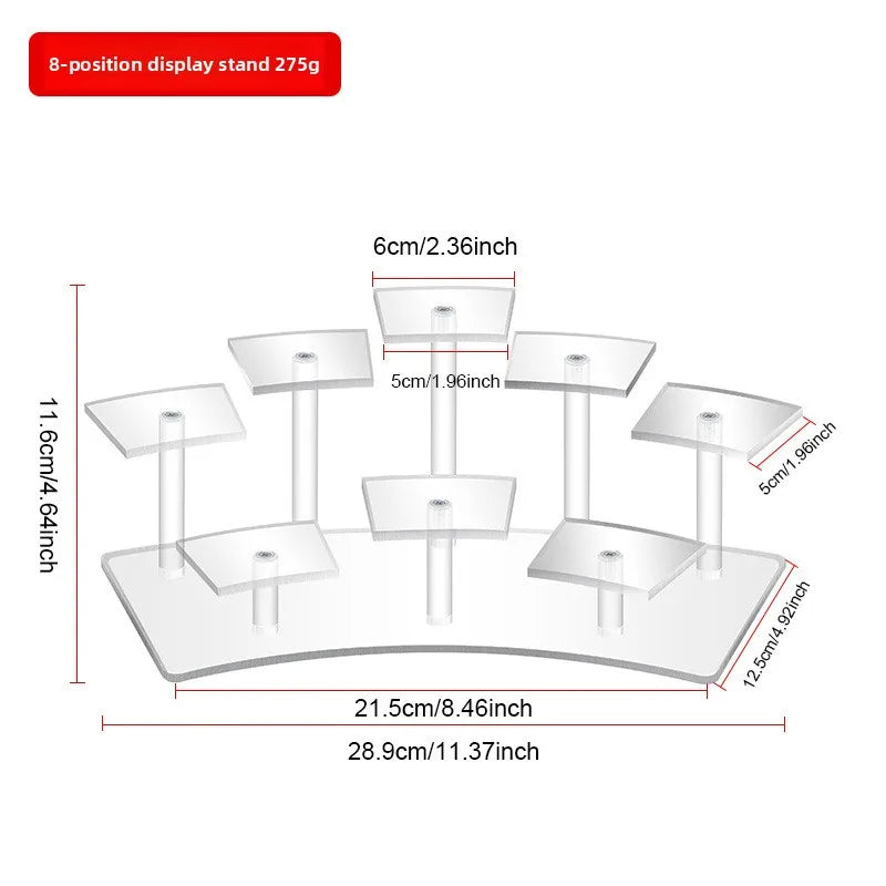 Acrylic Tiered Display Shelf for Figurines, Anime & Blind Boxes