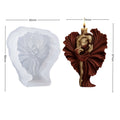 3D Dancing Lady With Snake Silicone Mold Aromatherapy Candle DIY Tool Plaster Resin Ornament Making Mould Home Decor Crafts Oasis Select White