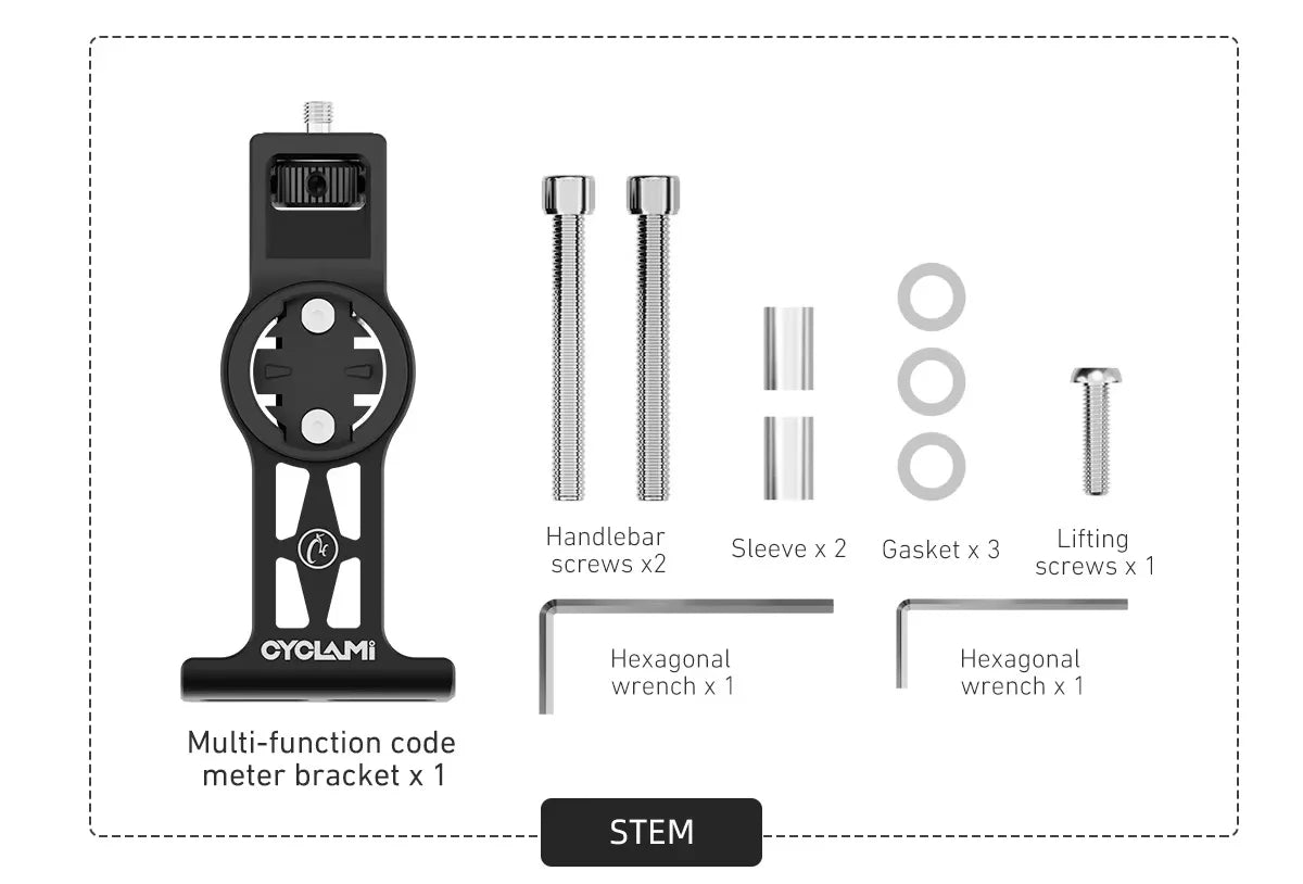 360° Rotating Bike Mount for GoPro, Insta360 & DJI Cameras