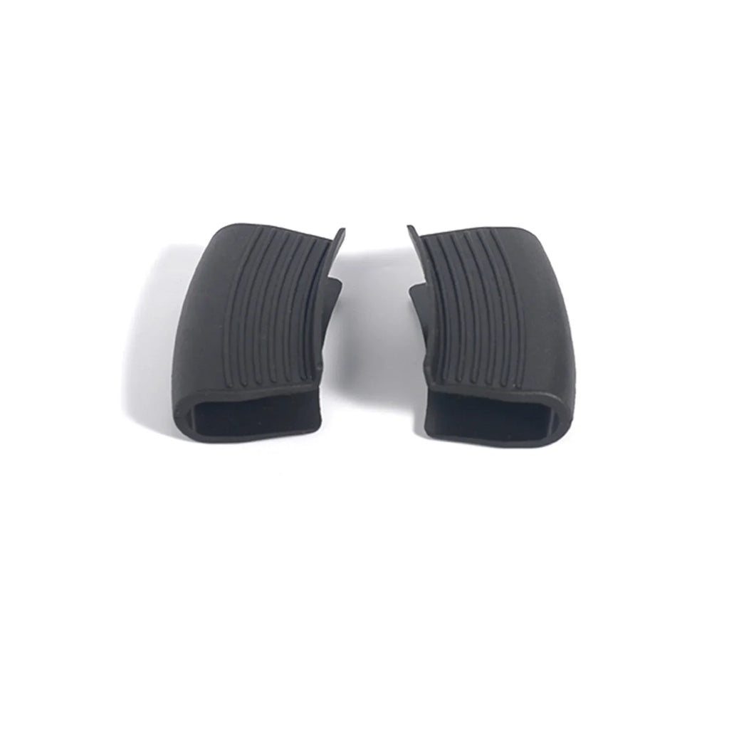 2pcs Pot Handle Silicone Grip Pads Silicone Grey and Off-White Environmentally Friendly Material Heat Insulation and Non-Slip Oasis Select black