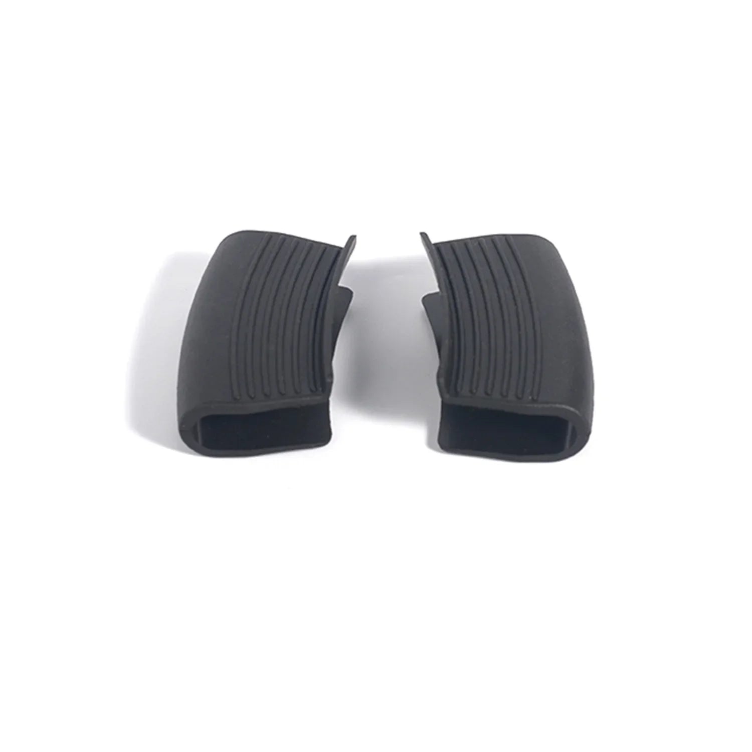 2pcs Pot Handle Silicone Grip Pads Silicone Grey and Off-White Environmentally Friendly Material Heat Insulation and Non-Slip Oasis Select black