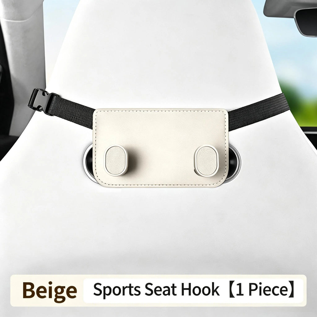 2-in-1 Car Headrest Hook & Phone Holder | Backseat Organizer