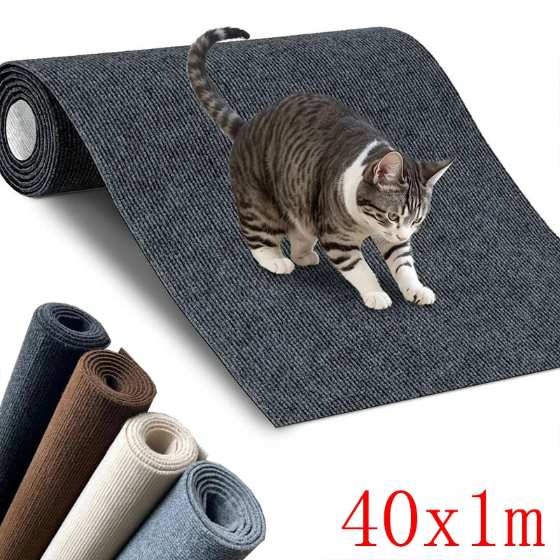 Bedroom Rug Wall Carpet Chair 40cmX1m Wear-resistant and Anti Slip Self-adhesive Living Room Anti Cat Scratch Sofa Decoration Oasis Select