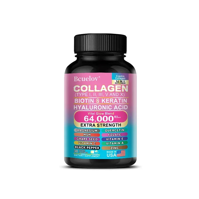 Collagen Peptide Supplement, Anti-Aging, Youthful Glow, Skin Elasticity, Strong Joints, Healthy Hair Growth, Healthy Nails Oasis Select 30 count-1 bottle