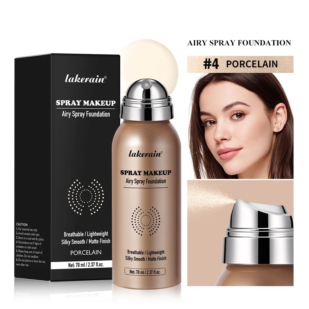 Foundation Spray Waterproof Magic AirbrushSilky Mist Lightweight Long Lasting Oil Control Higt Cover Matte Makeup Base Cosmetics Oasis Select 4