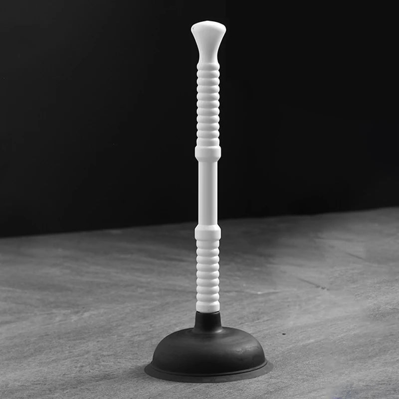 Silicone Vacuum Toilet Plunger | High-Pressure Drain Unblocker