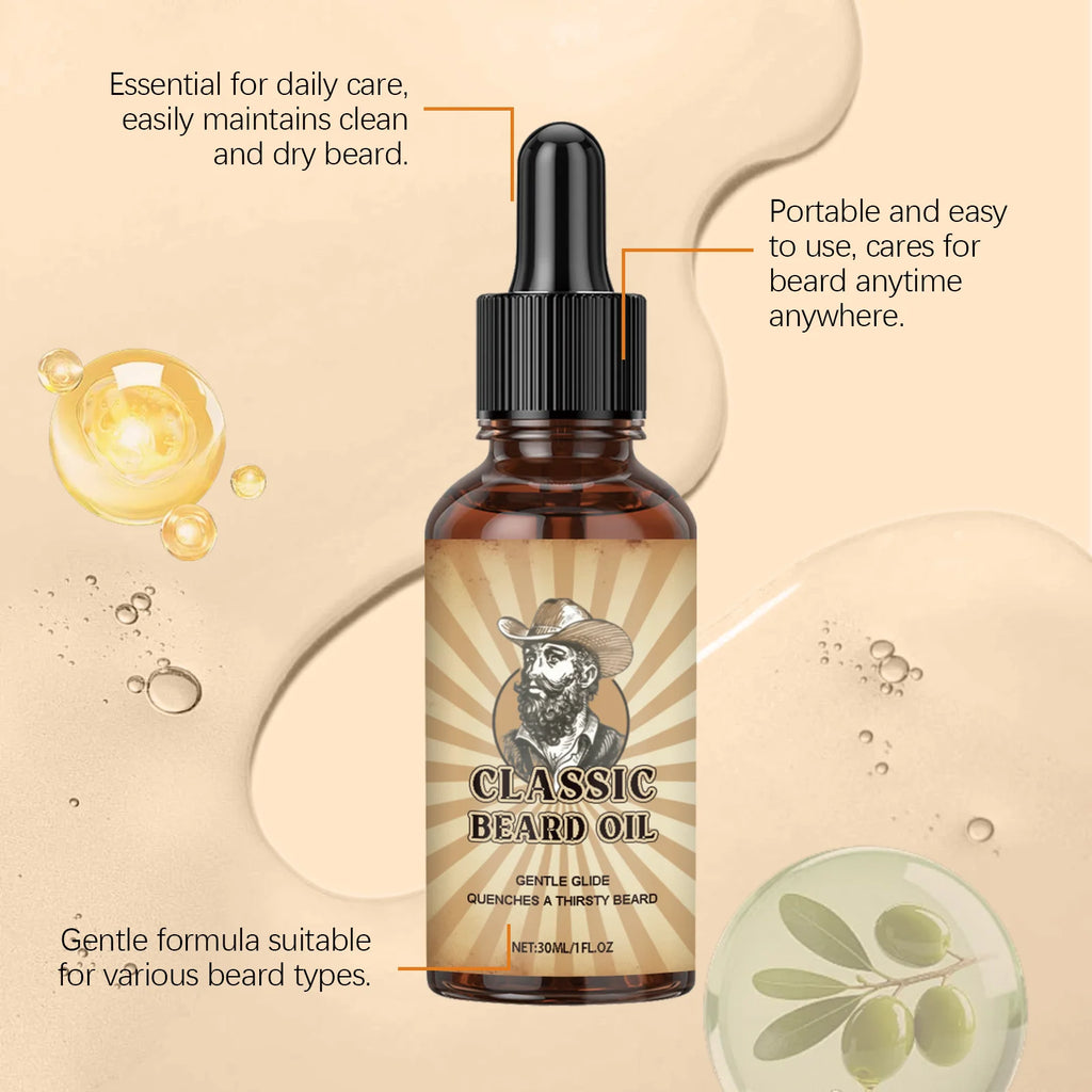 Men's Beard Oil – Argan & Mineral Oil Daily Moisturizer 30ml Beard Oil Oasis Select