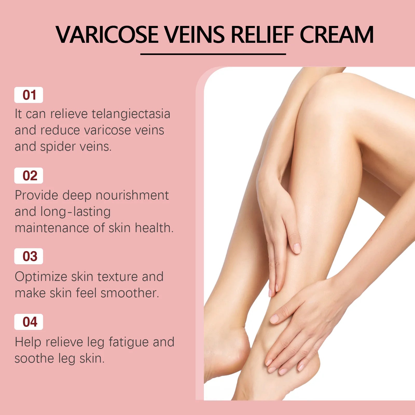 Ximonth Vein Repair Cream Leg Massage Relieve Leg Swelling Eliminate Vasculiti Phlebiti Improve Blood Circulation Sooth Cream Oasis Select